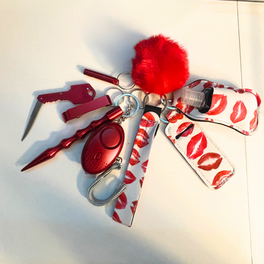 What is a self defense keychain set?