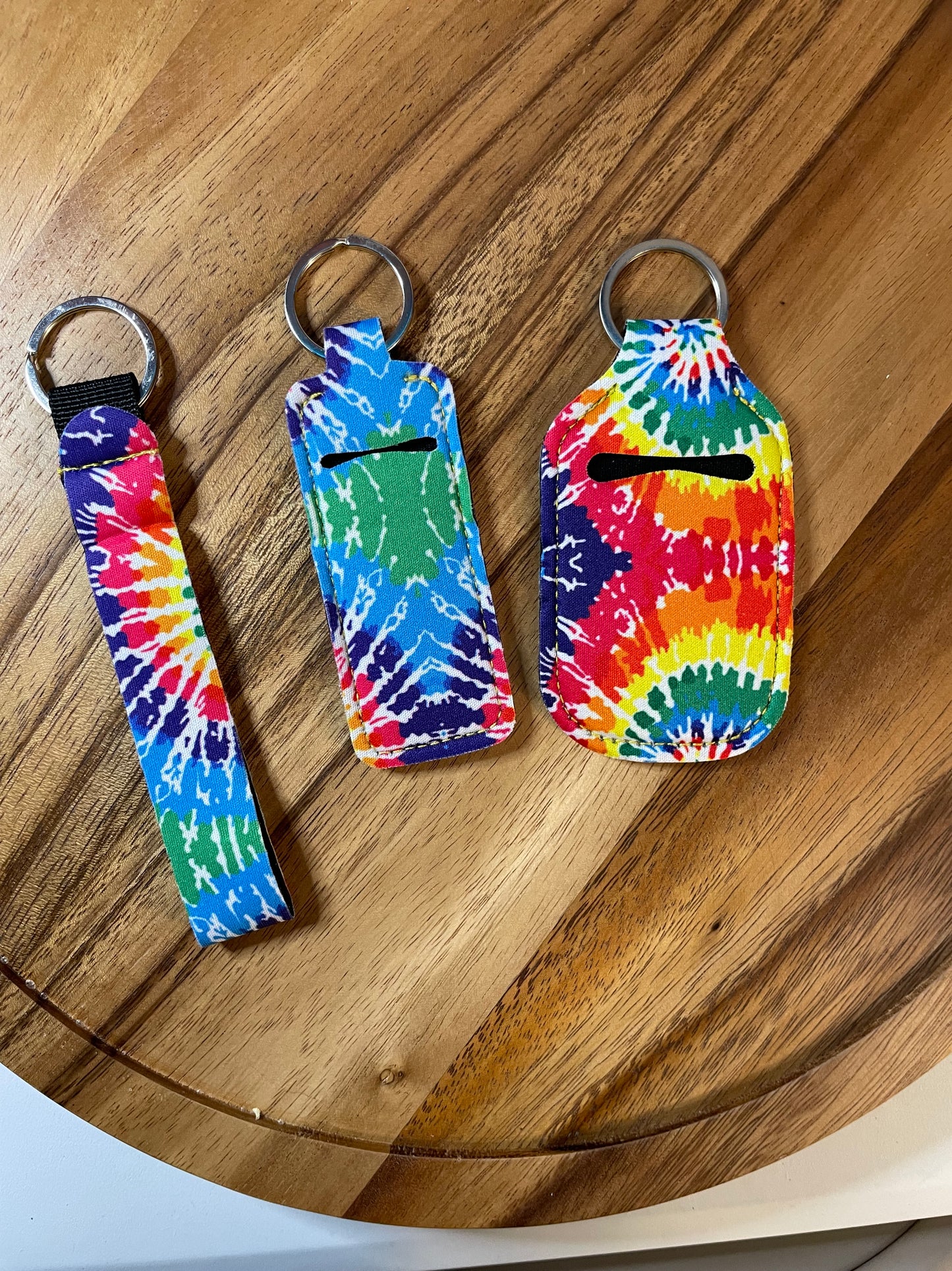 Wristlet with Lip Holder/Sanitizer Holder