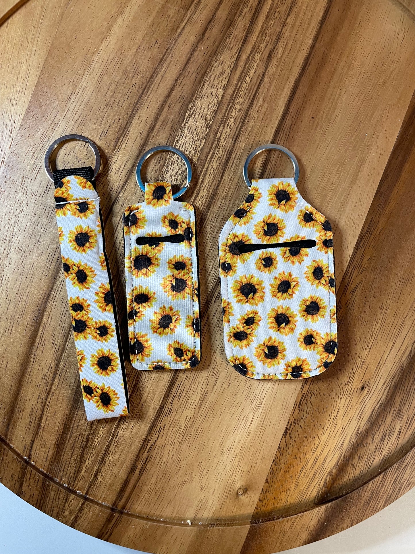 Wristlet with Lip Holder/Sanitizer Holder