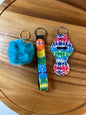 Wristlet with Lip Holder/Sanitizer Holder