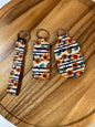 Wristlet with Lip Holder/Sanitizer Holder