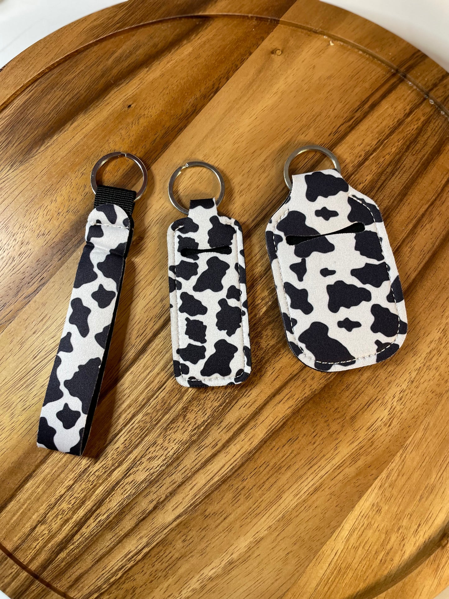 Wristlet with Lip Holder/Sanitizer Holder