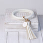 Lauren Lane Halo Tassel Bracelet Keyring